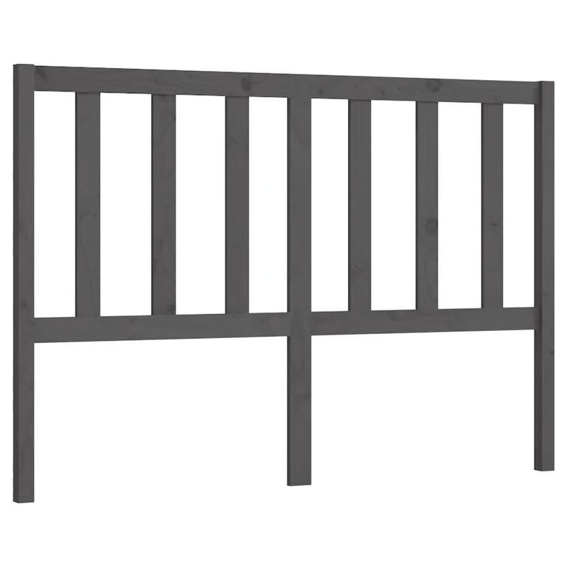 Tête de lit accessoire couchage chambre à coucher meuble 166 x 4 x 100 cm bois de pin gris TDL0203379