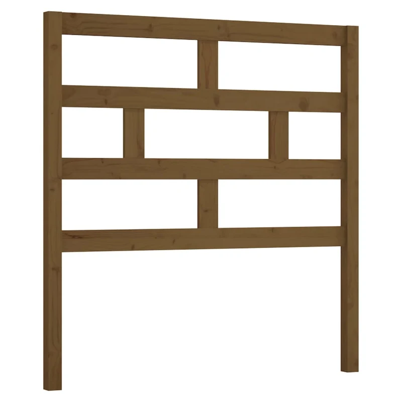 Tête de lit accessoire couchage chambre à coucher meuble 81 x 4 x 100 cm bois massif marron clair TDL0202838