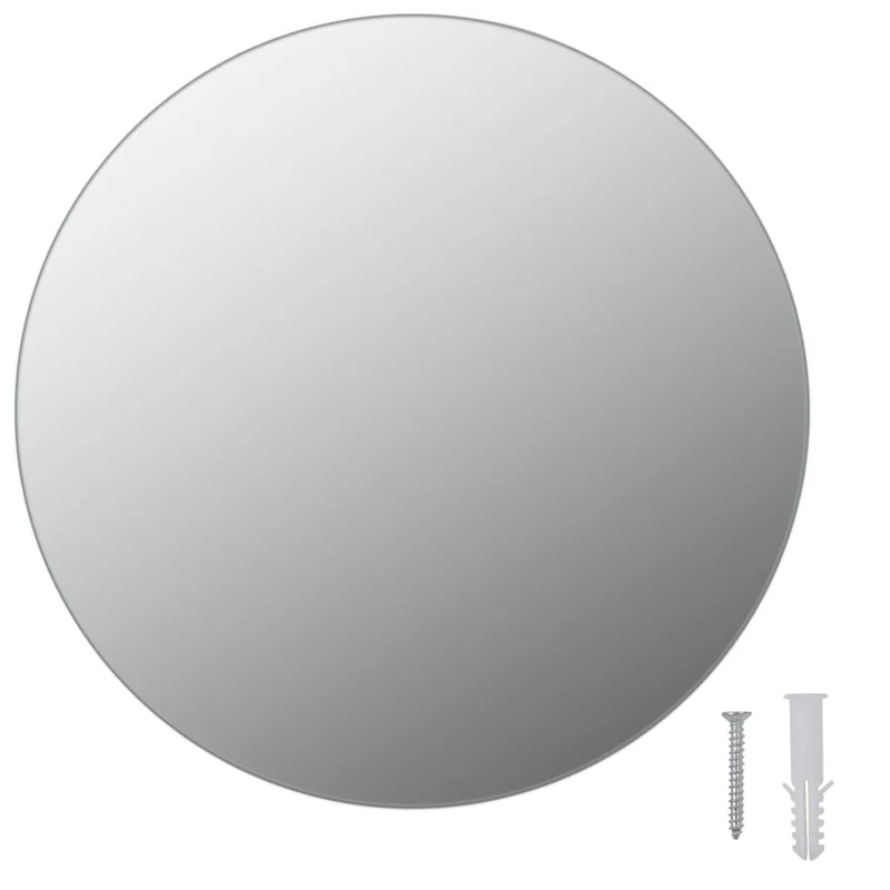 Miroir rond sans cadre 30 cm Verre DEC022793