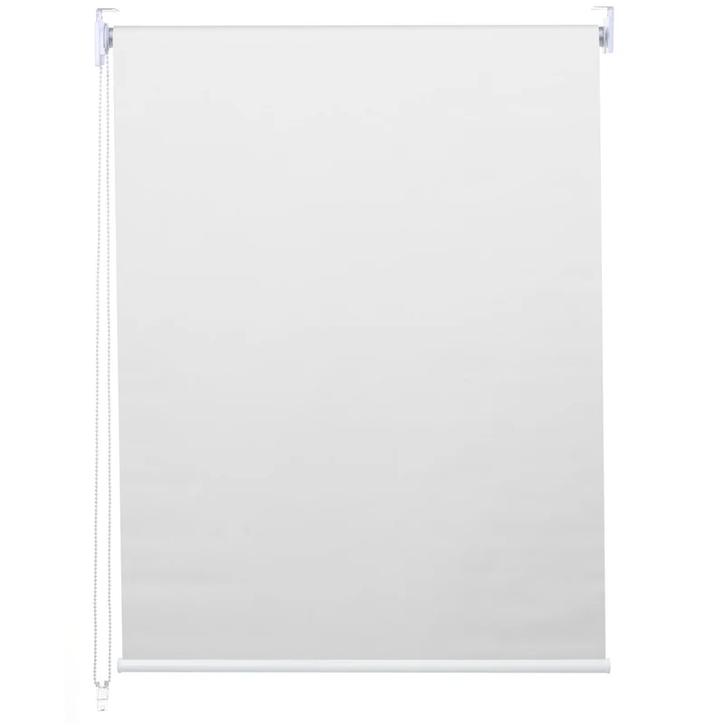 Store enrouleur de fenêtre occultant protection solaire store à tirage latéral 60x230cm opaque blanc 04_0004592