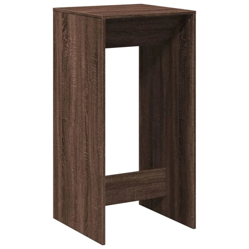Table d’appoint multifonction 51 x 50 x 103,5 cm bois d'ingénierie marron DEC036438