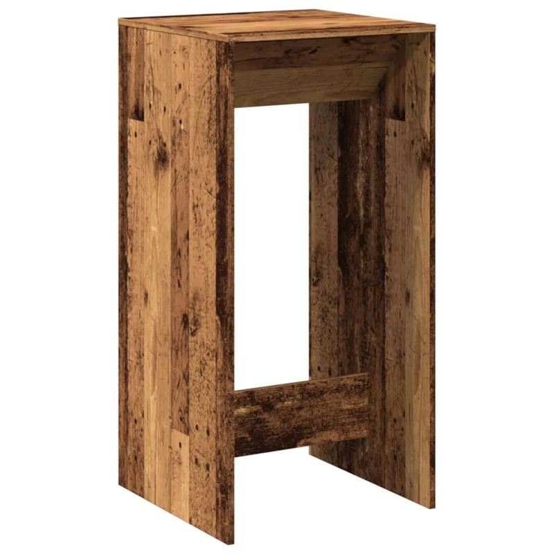 Table d’appoint multifonction 51 x 50 x 103,5 cm bois d'ingénierie marron DEC036506