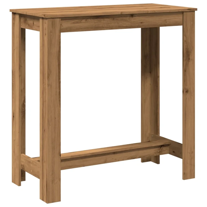 Table d’appoint multifonction 102 x 50 x 103,5 cm bois d'ingénierie marron DEC036425