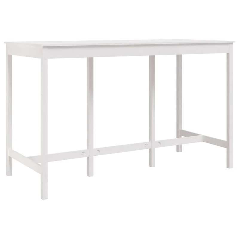 Table d’appoint multifonction table d'entrée 180 x 80 x 110 cm bois massif de pin blanc DEC036409