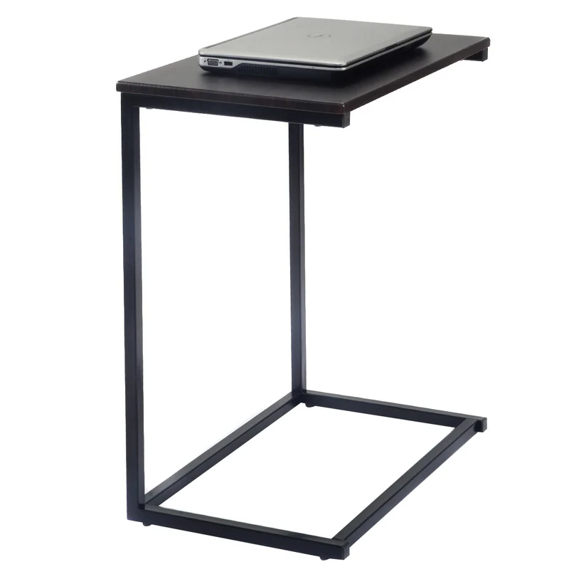 Table d’appoint table basse portable table pour ordinateur pc forme u nature 20_0001211