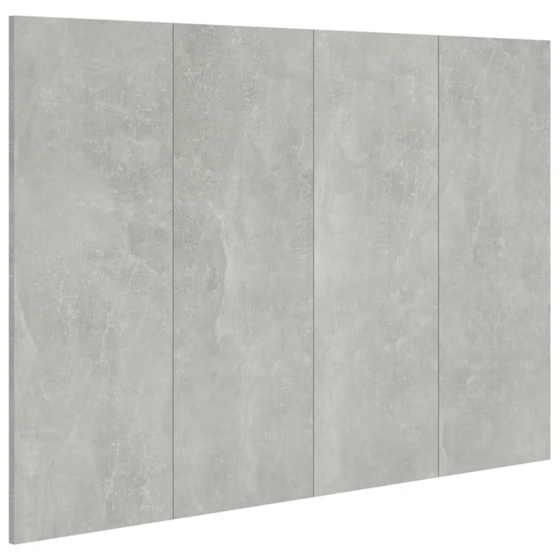Tête de lit accessoire couchage chambre à coucher meuble 120 x 1,5 x 80 cm MDF gris TDL0203238