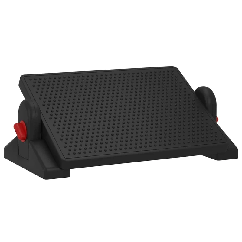 Repose-pieds de bureau ergonomique 2 hauteurs 50 x 30,5 x 17 cm HIPS noir DEC030695