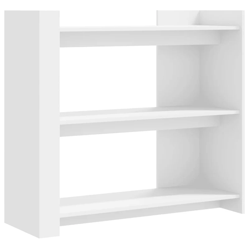 Table d'appoint console pratique pour une entrée organisée 100 x 35 x 90 cm bois d’ingénierie blanc DEC031682