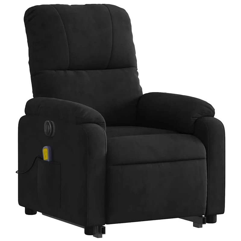Fauteuil de relaxation fonction massage et inclinable fonction de levage électrique en tissu microfibre DEC027825