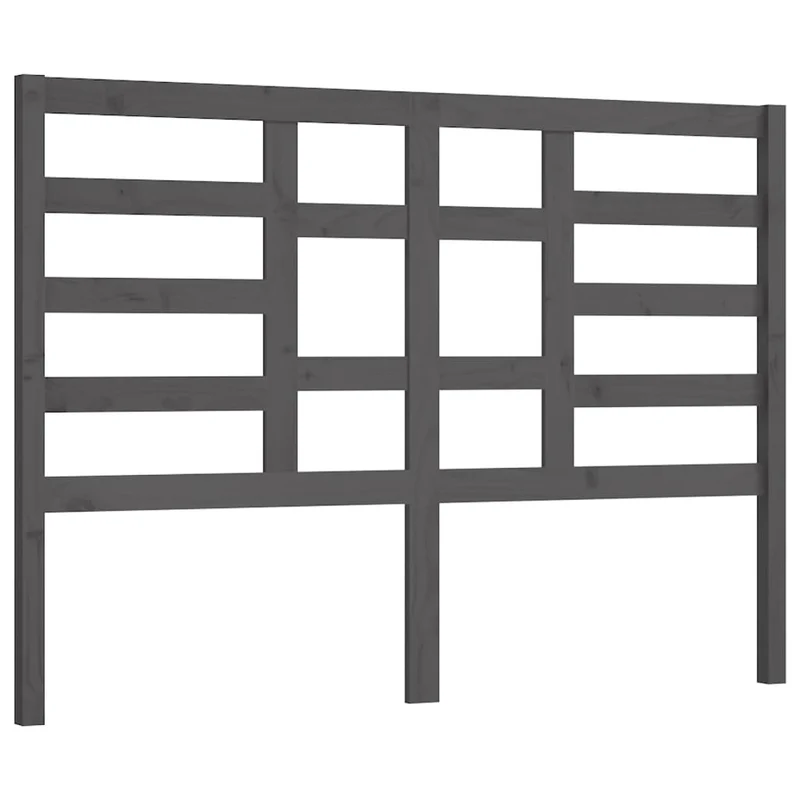 Tête de lit accessoire couchage chambre à coucher meuble 166 x 4 x 104 cm bois de pin gris TDL0203374