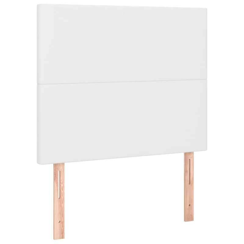 Tête de lit accessoire couchage chambre à coucher meuble à LED 100 x 5 x 118/128 cm synthétique blanc TDL0201953