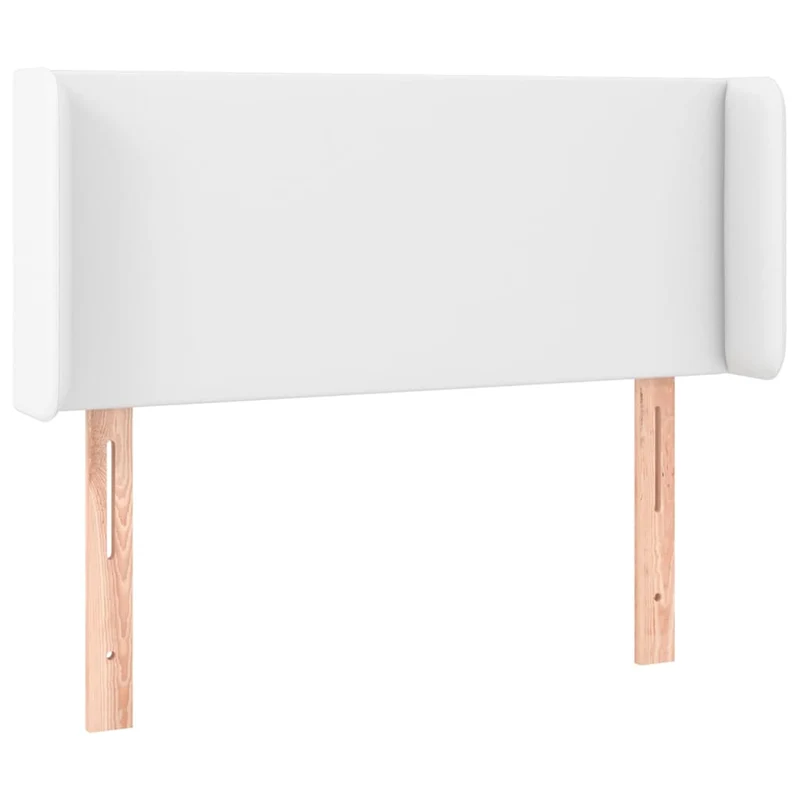 Tête de lit accessoire couchage chambre à coucher meuble à LED 93 x 16 x 78/88 cm synthétique blanc TDL0201914