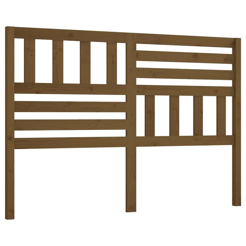 Tête de lit accessoire couchage chambre à coucher meuble 156 x 4 x 100 cm bois massif marron clair TDL0202961