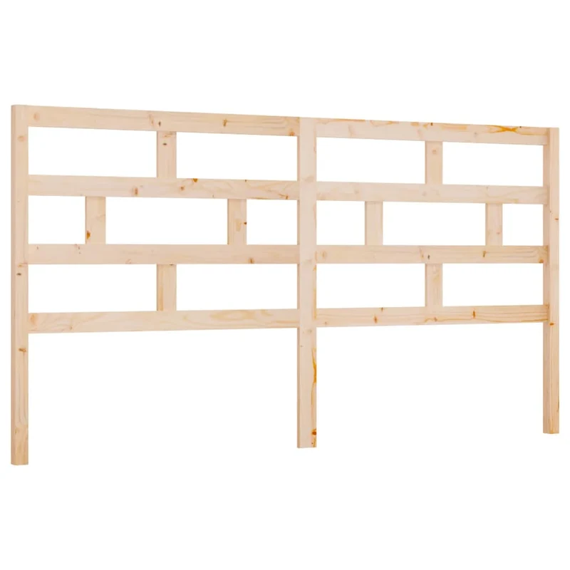 Tête de lit accessoire couchage chambre à coucher meuble 206 x 4 x 100 cm bois de pin massif TDL0206085