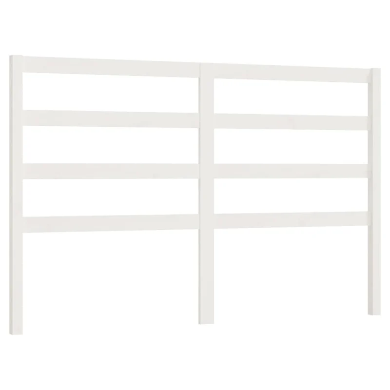 Tête de lit accessoire couchage chambre à coucher meuble 166 x 4 x 100 cm bois de pin blanc TDL0203789