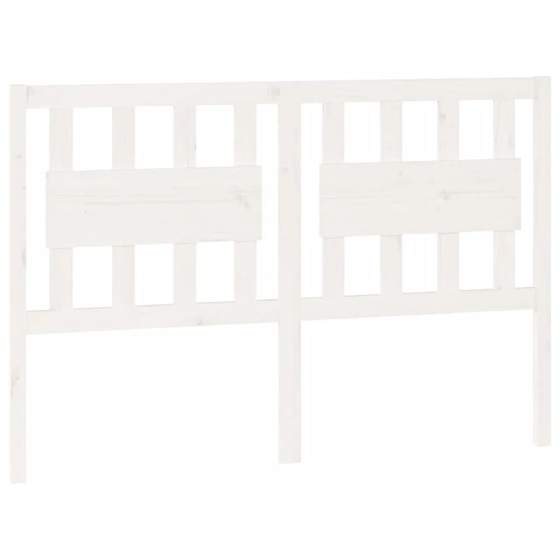 Tête de lit accessoire couchage chambre à coucher meuble 145,5 x 4 x 100 cm bois de pin blanc TDL0203865