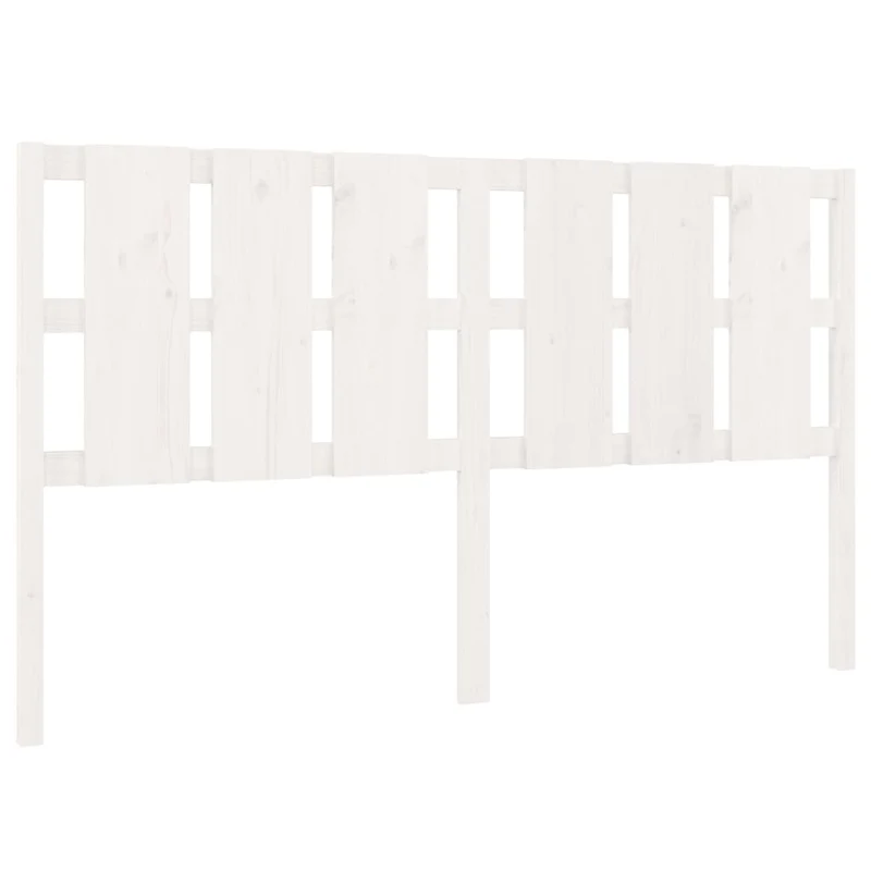 Tête de lit accessoire couchage chambre à coucher meuble 165,5 x 4 x 100 cm bois de pin blanc TDL0203801