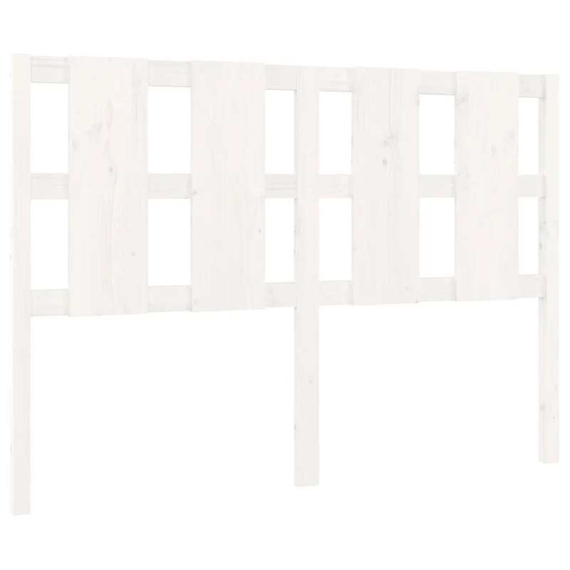 Tête de lit accessoire couchage chambre à coucher meuble 145,5 x 4 x 100 cm bois de pin blanc TDL0203868