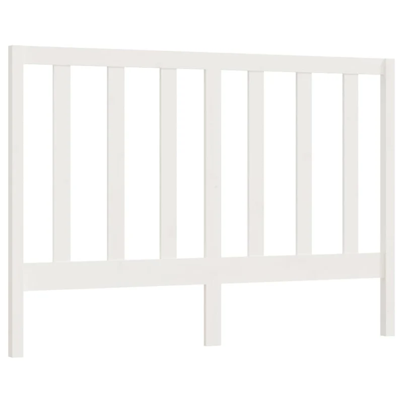 Tête de lit accessoire couchage chambre à coucher meuble 146 x 4 x 100 cm bois de pin blanc TDL0203861