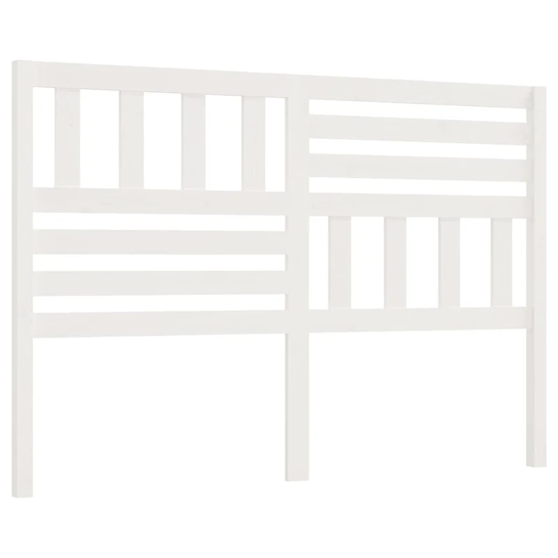 Tête de lit accessoire couchage chambre à coucher meuble 146 x 4 x 100 cm bois de pin blanc TDL0203855