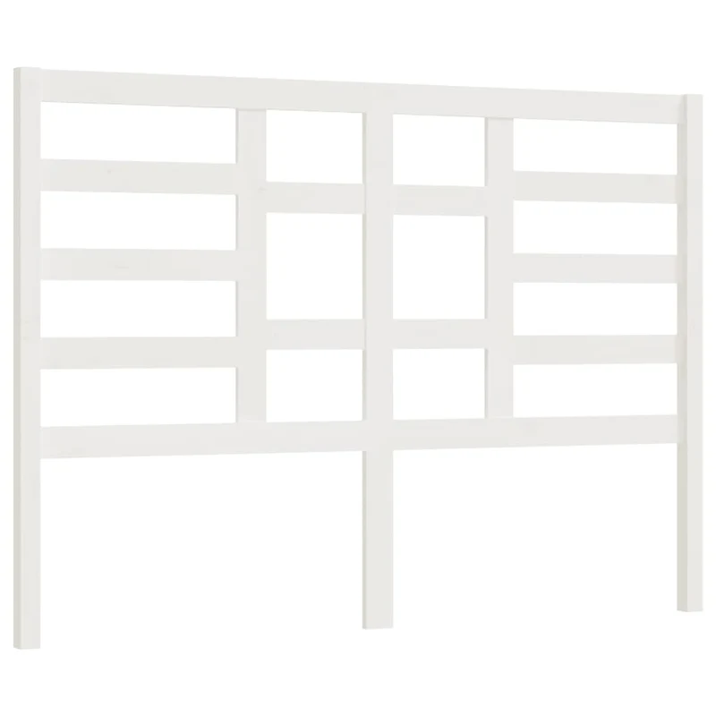Tête de lit accessoire couchage chambre à coucher meuble 146 x 4 x 104 cm bois de pin blanc TDL0203849