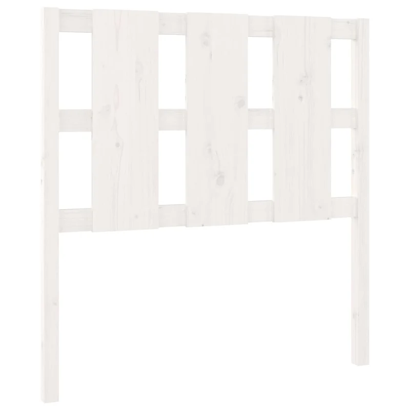 Tête de lit accessoire couchage chambre à coucher meuble 95,5 x 4 x 100 cm bois blanc TDL0203661