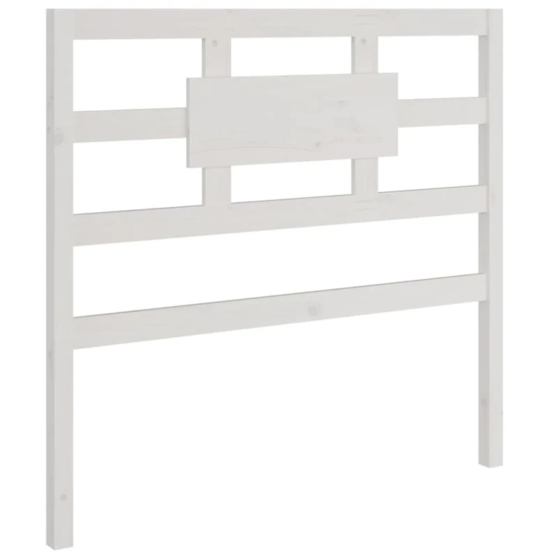 Tête de lit accessoire couchage chambre à coucher meuble 95,5 x 4 x 100 cm bois blanc TDL0203662
