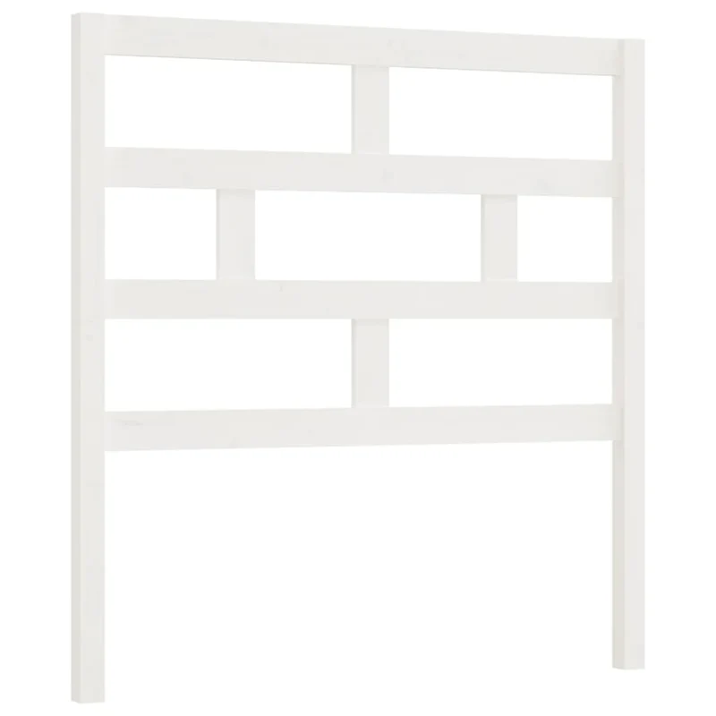 Tête de lit accessoire couchage chambre à coucher meuble 96 x 4 x 100 cm bois blanc TDL0203654