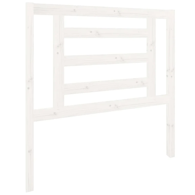 Tête de lit accessoire couchage chambre à coucher meuble 96 x 4 x 100 cm bois blanc TDL0203647