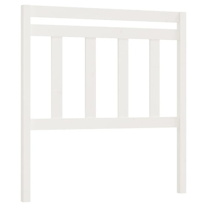 Tête de lit accessoire couchage chambre à coucher meuble 96 x 4 x 100 cm bois blanc TDL0203648