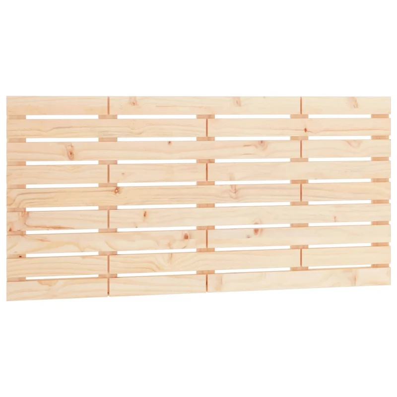 Tête de lit accessoire couchage chambre à coucher meuble murale style palette 126 x 3 x 63 cm bois massif de pin TDL0202788