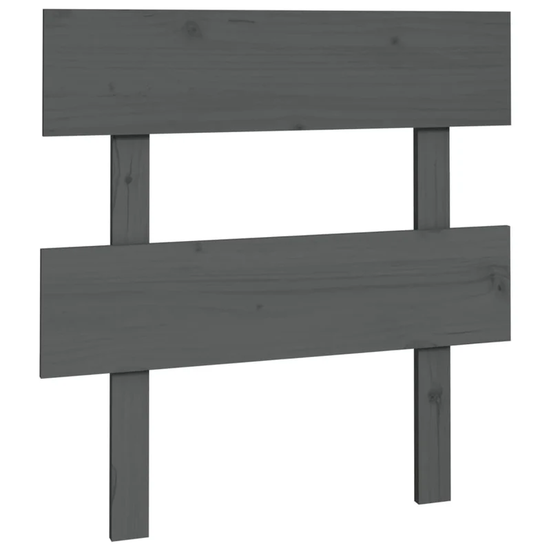 Tête de lit accessoire couchage chambre à coucher meuble 93,5 x 3 x 81 cm bois de pin gris TDL0203272