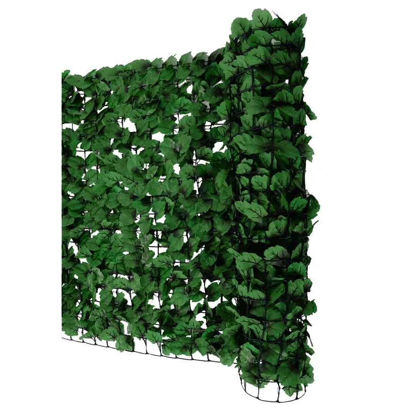 Brise-vue pour balcon revêtement de protection contre le vent pour clôture de balcon et terrasse 500 x 150 cm feuille foncée 04_0001072