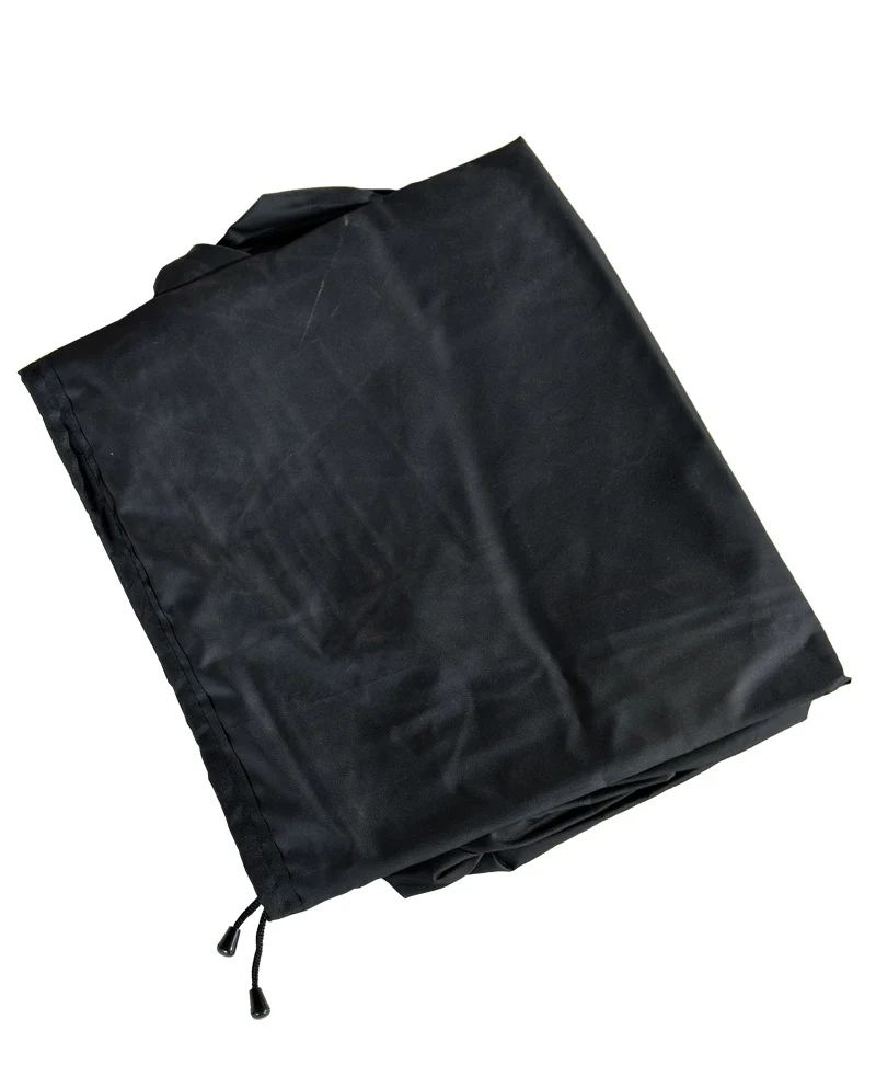 Housse de protection pour mobilier de jardin 218x156x65 cm en plastique hydrofuge noir 10_0002889