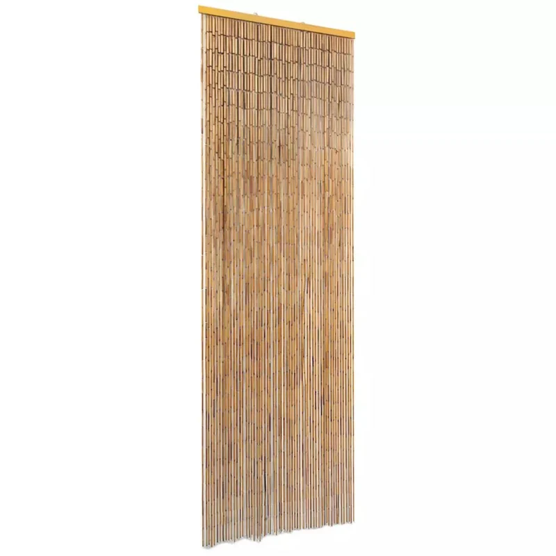 Rideau de porte contre insectes Bambou 56 x 185 cm DEC022195