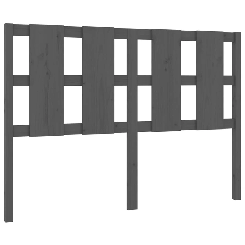 Tête de lit accessoire couchage chambre à coucher meuble 145,5 x 4 x 100 cm bois de pin gris TDL0203454