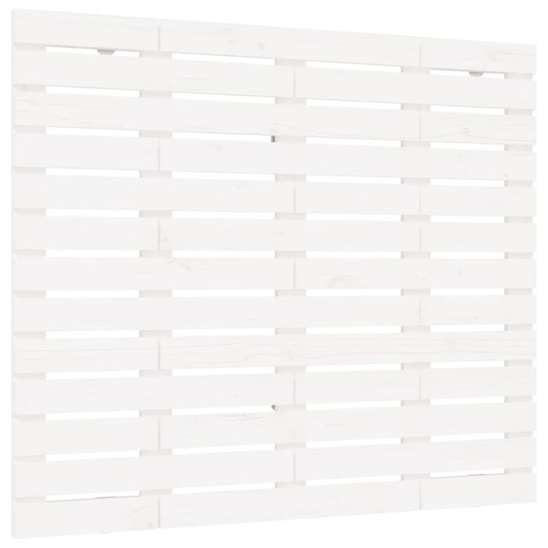 Tête de lit accessoire couchage chambre à coucher meuble murale style palette 96 x 3 x 91,5 cm bois massif blanc TDL0202679
