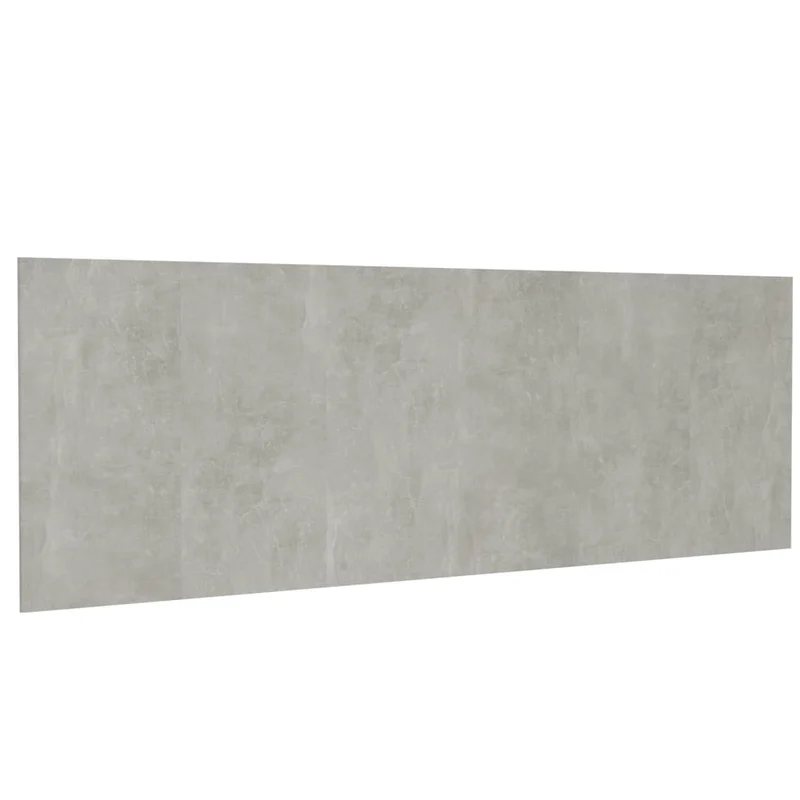 Tête de lit accessoire couchage chambre à coucher meuble murale 240 x 1,5 x 80 cm MDF gris TDL0202614