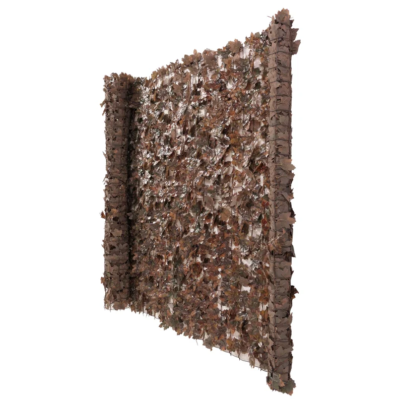 Brise-vue pour balcon protection contre le vent pour clôture de balcon terrasse 300x150 cm marron érable 04_0005942