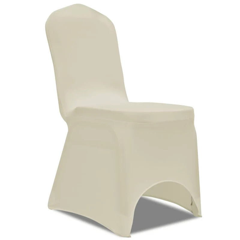 50 housses de chaise extensibles crème DEC022281