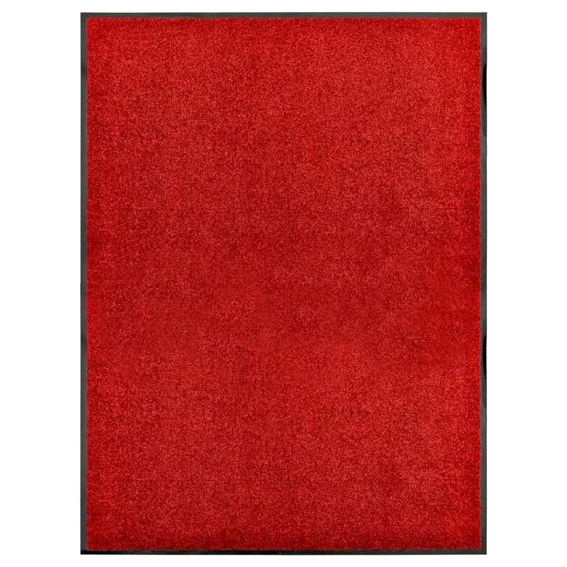 Paillasson lavable Rouge 90x120 cm DEC023186