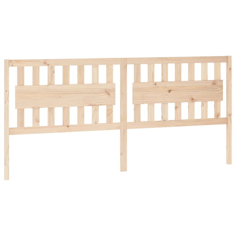 Tête de lit accessoire couchage chambre à coucher meuble 205,5 x 4 x 100 cm bois de pin massif TDL0206104