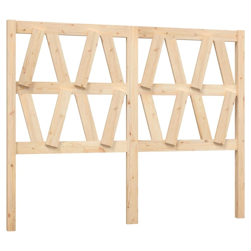 Tête de lit accessoire couchage chambre à coucher meuble 126 x 4 x 100 cm bois de pin massif TDL0206749
