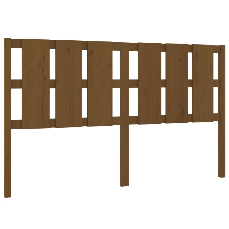 Tête de lit accessoire couchage chambre à coucher meuble style palette 165,5 x 4 x 100 cm bois massif marron clair TDL0202946