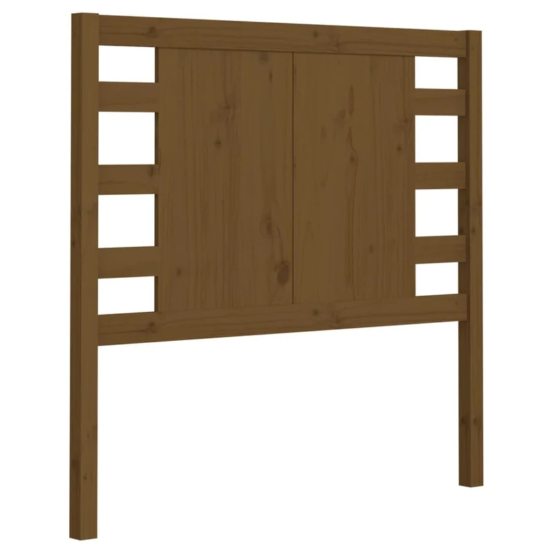 Tête de lit accessoire couchage chambre à coucher meuble 96 x 4 x 100 cm bois massif marron clair TDL0202802