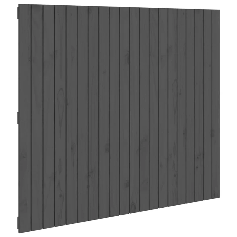 Tête de lit accessoire couchage chambre à coucher meuble murale style palette 127,5 x 3 x 110 cm bois massif gris TDL0202666