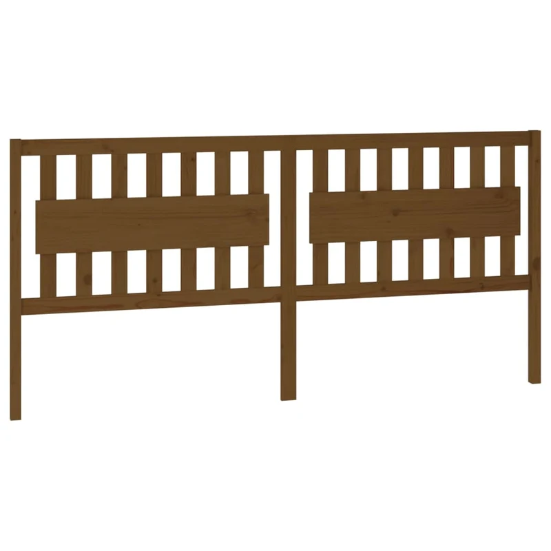 Tête de lit accessoire couchage chambre à coucher meuble 205,5 x 4 x 100 cm bois massif marron clair TDL0202886